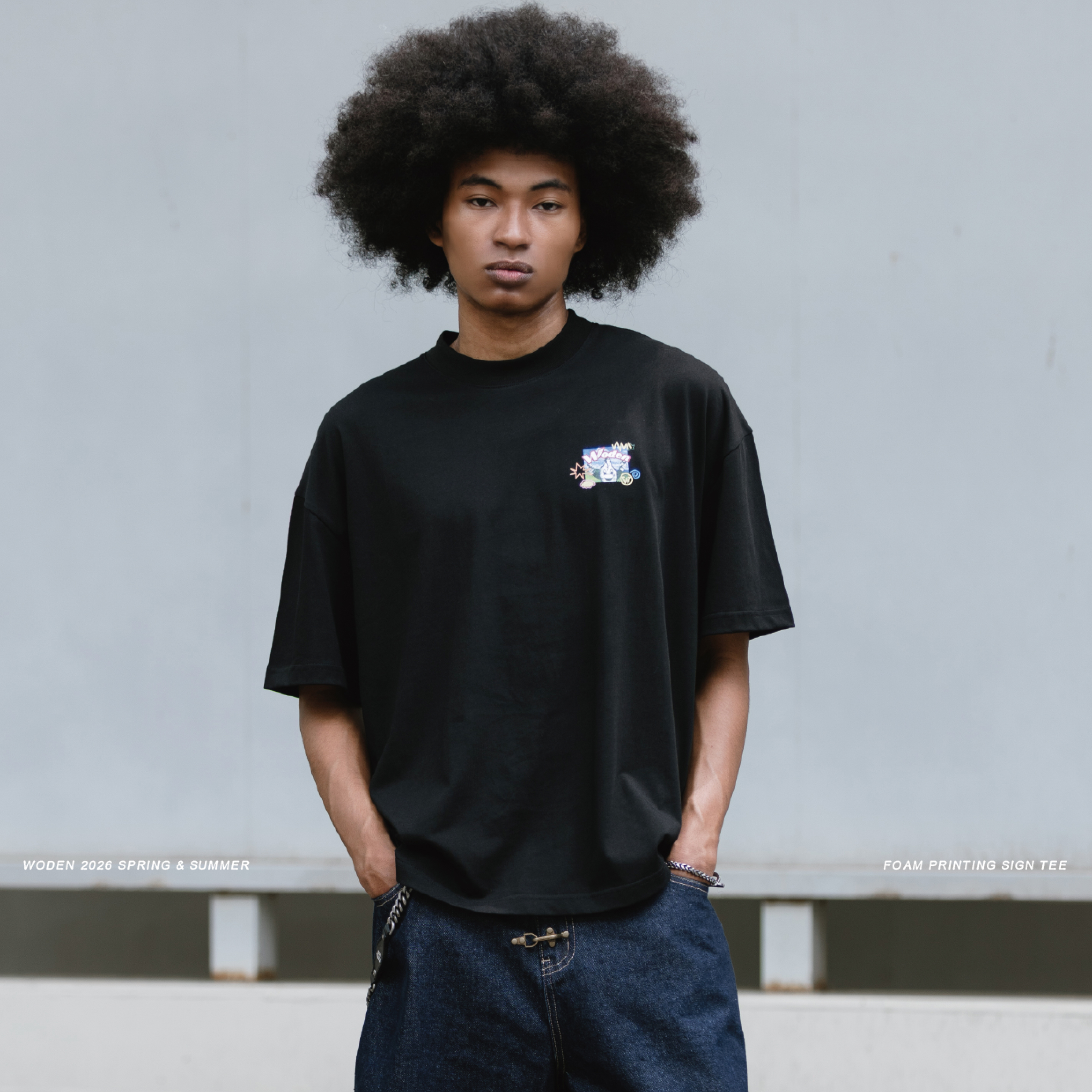 WODEN® Foam Printing Sing Tee 印花短Tee