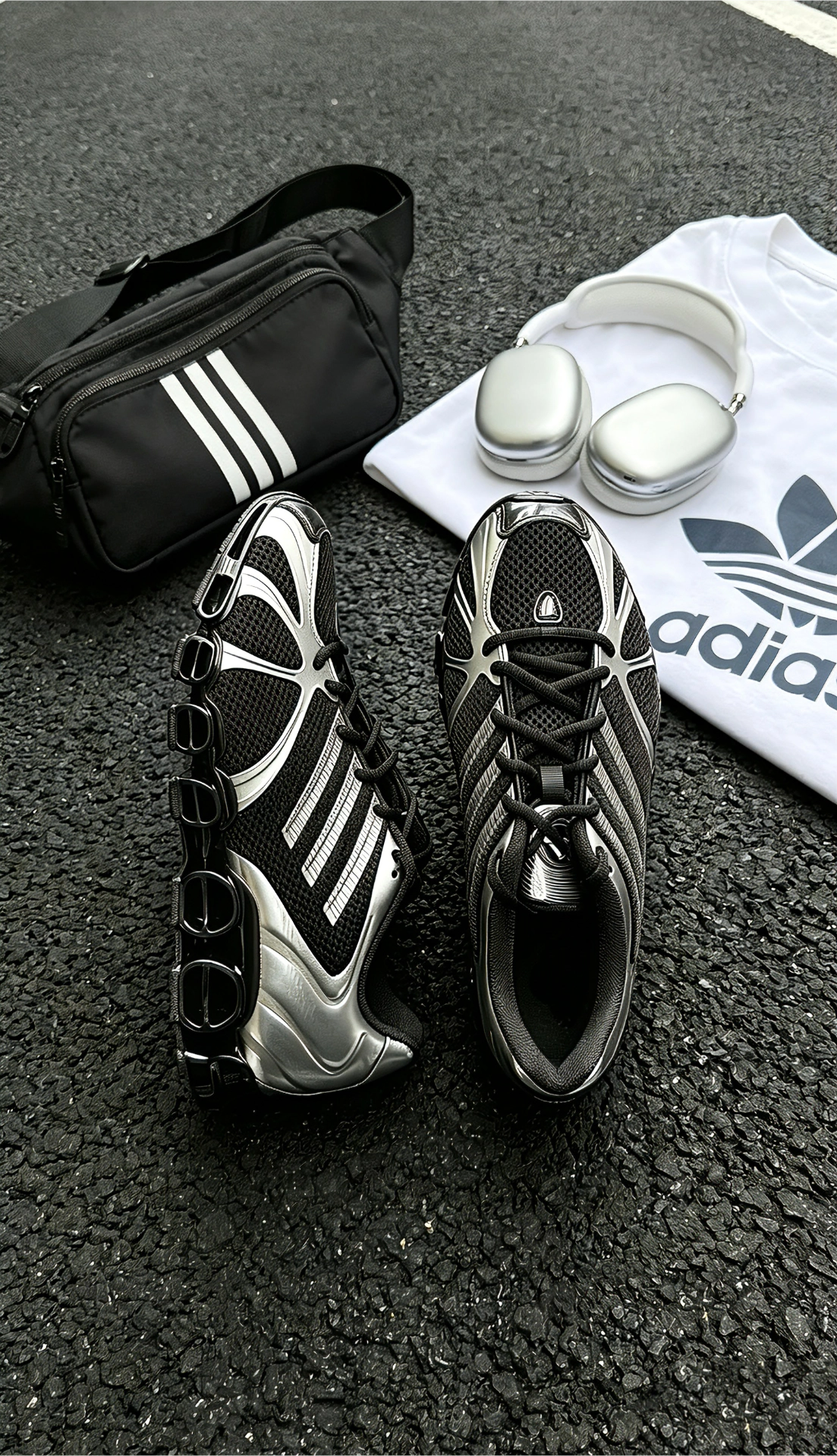 代購-Adidas Mega Ghostride Core 幽靈疾馳 極致黑