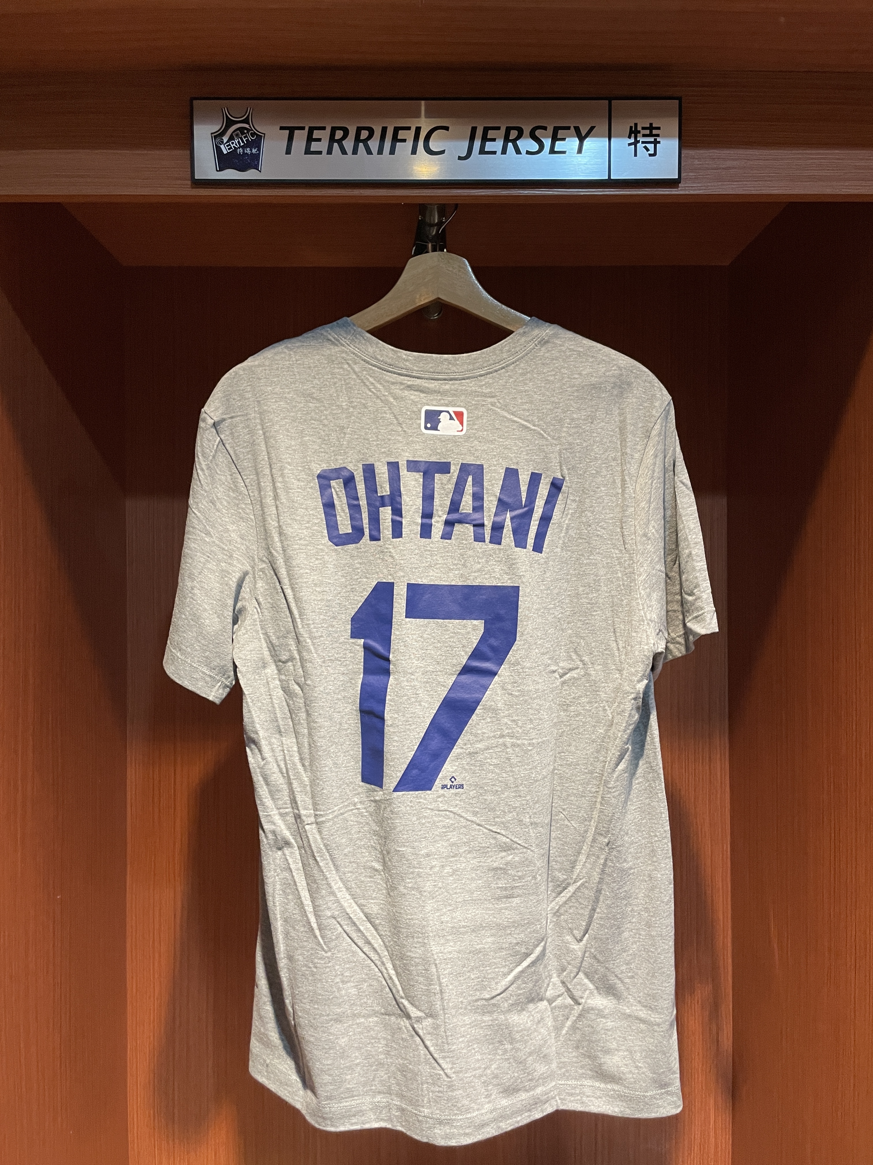 MLB短袖 Shohei Ohtani 洛杉磯道奇灰 Nike Player Name Tee 棉質 短袖 全新