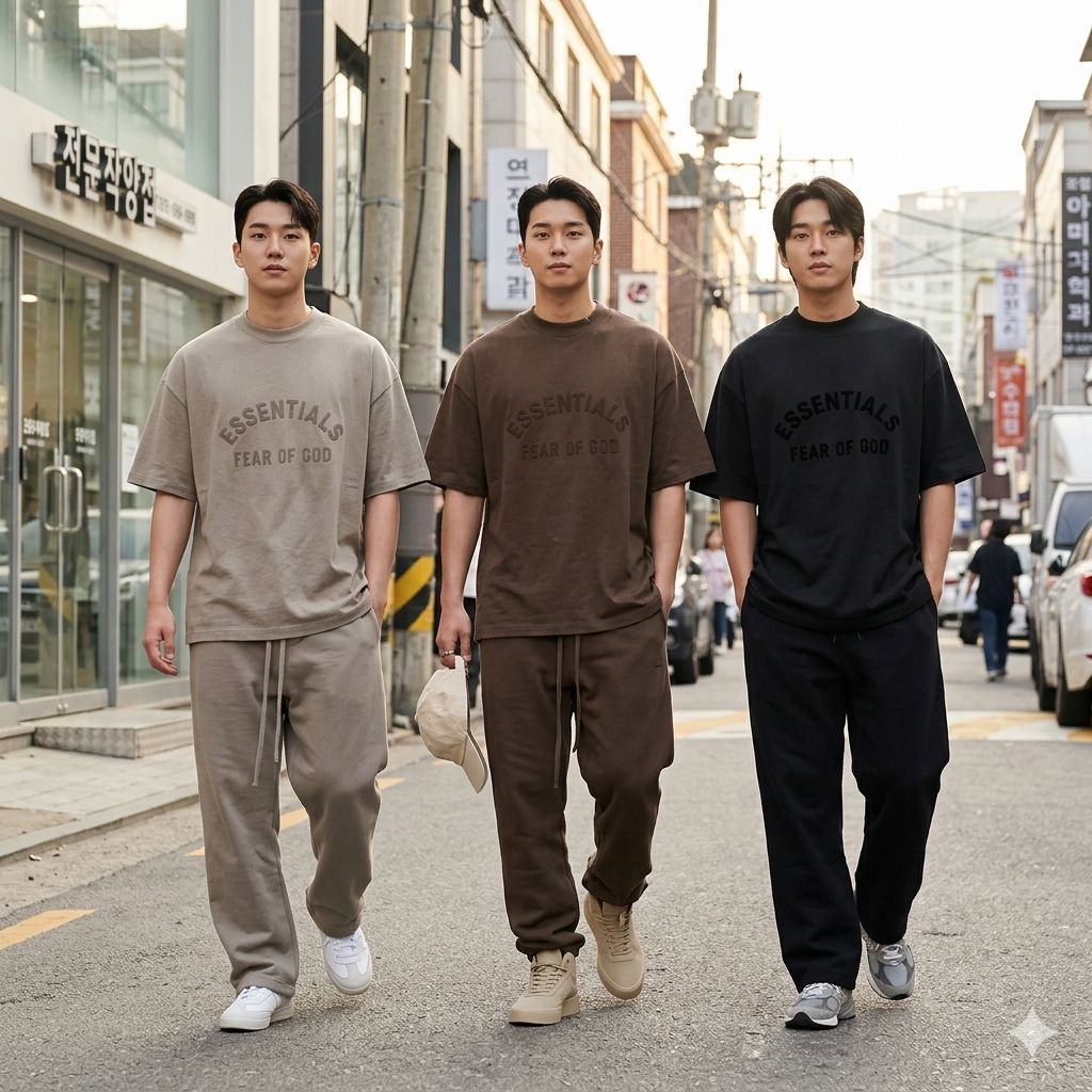 【預購】FEAR OF GOD ESSENTIALS H061906  男裝寬鬆棉質短袖T恤