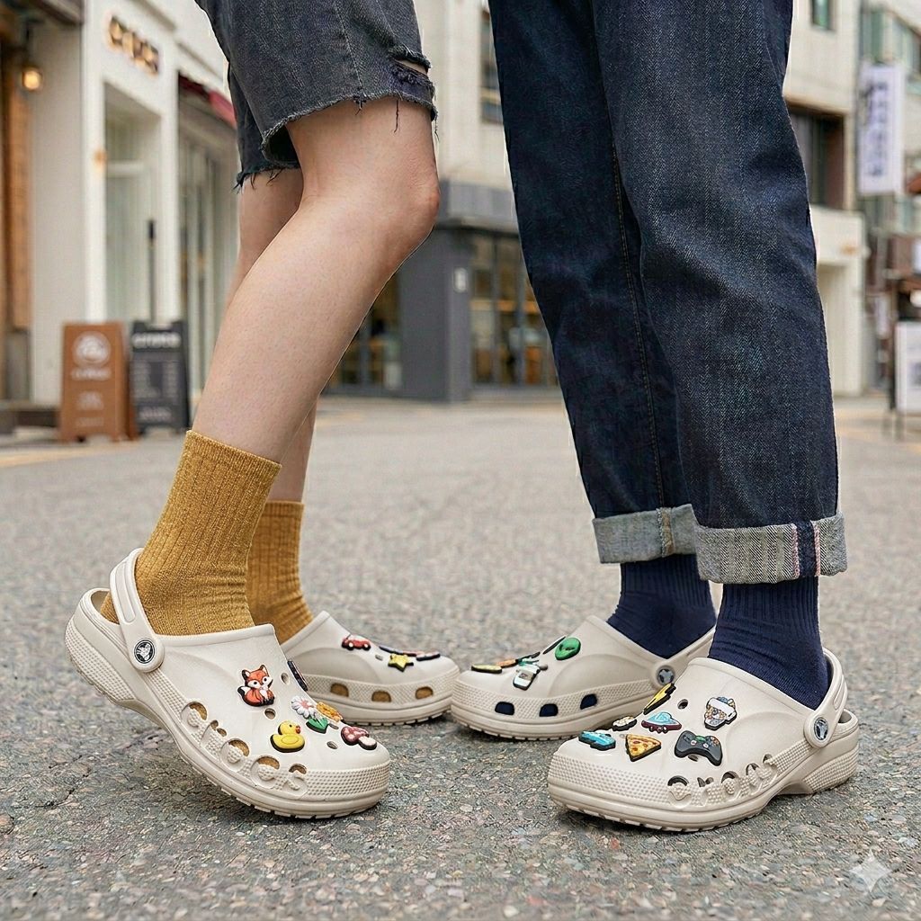 【現貨】Crocs H0619506 米色洞洞鞋