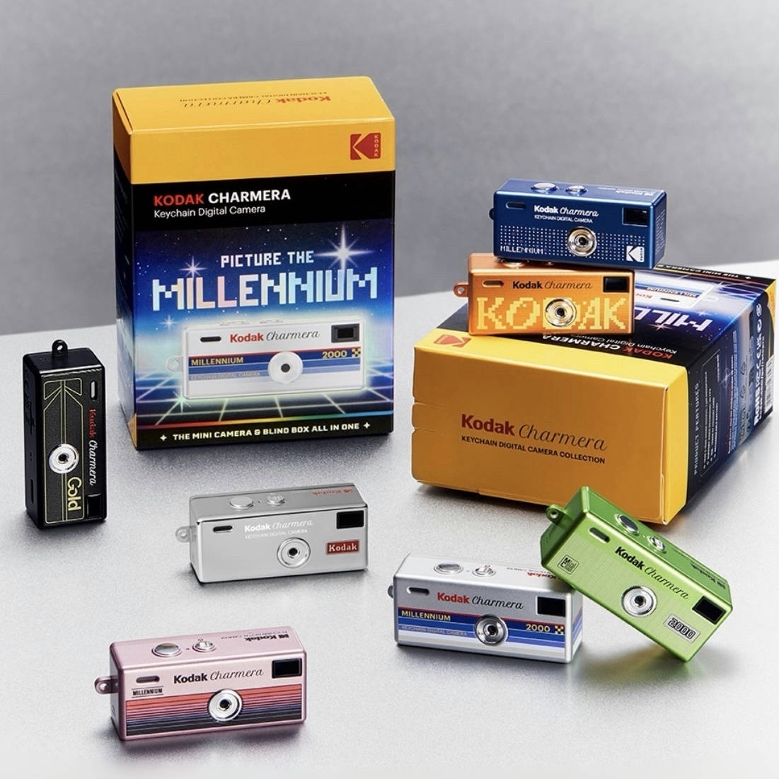 (預購）Kodak 柯達 Charmera Millennium Edition 千禧版 迷你數位相機 鑰匙圈 盲盒