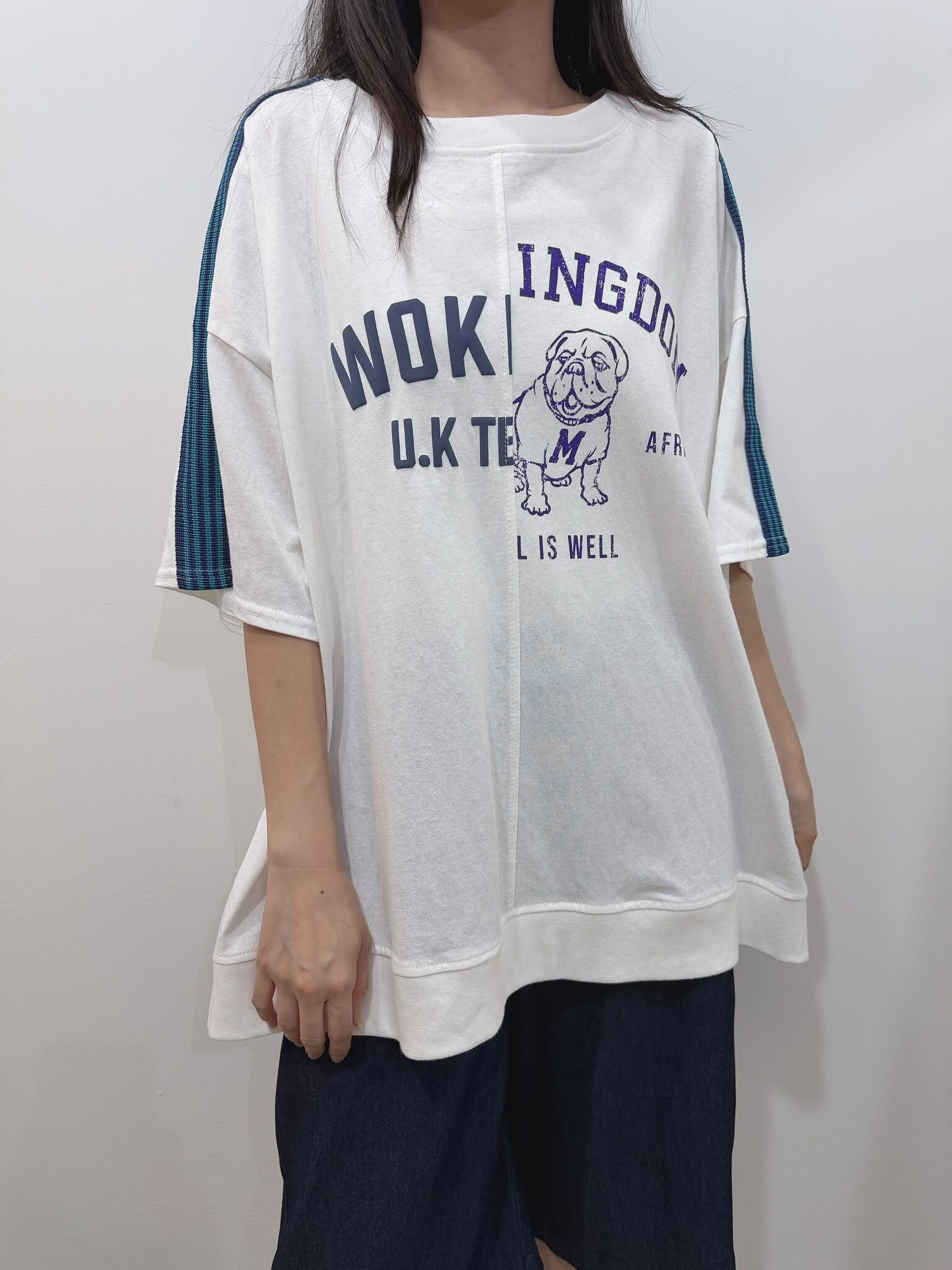 IY 拼布 字狗 TOP