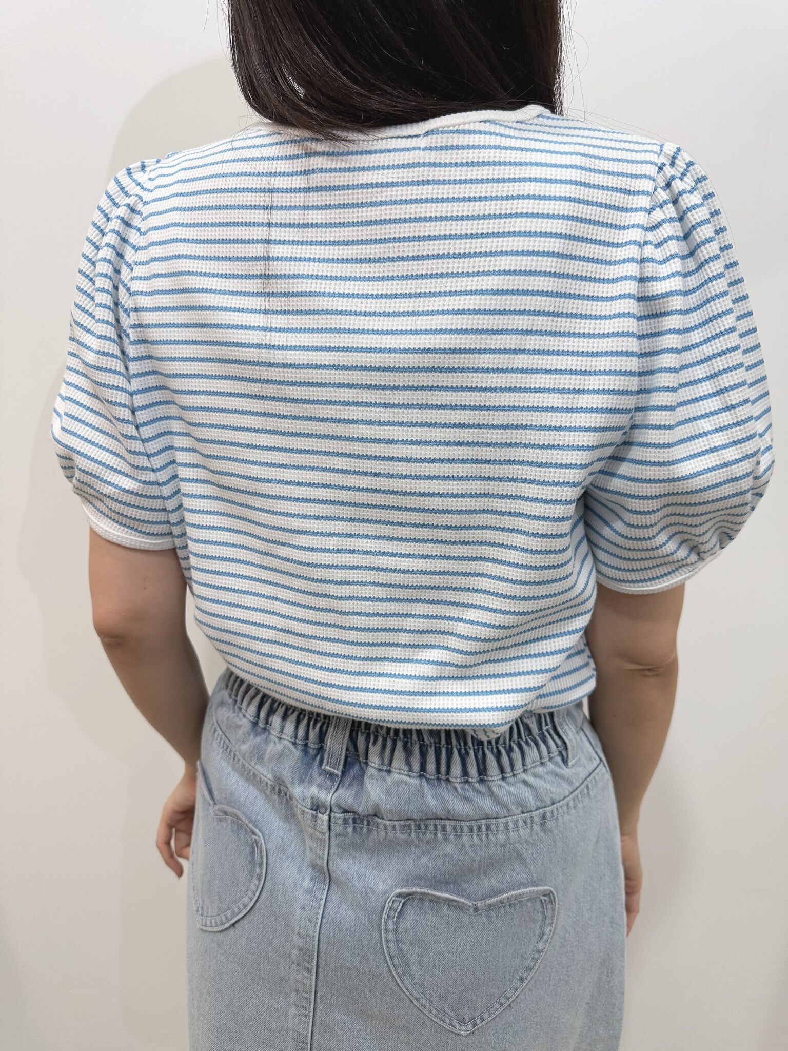 KJ KR 間條 TEE