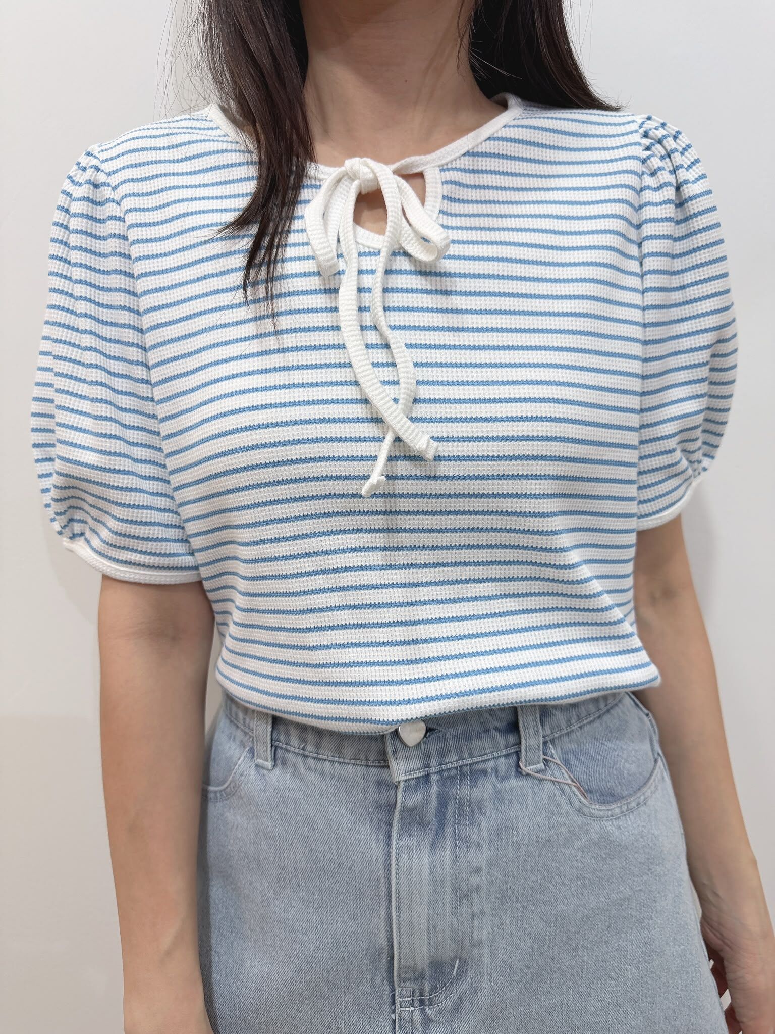 KJ KR 間條 TEE