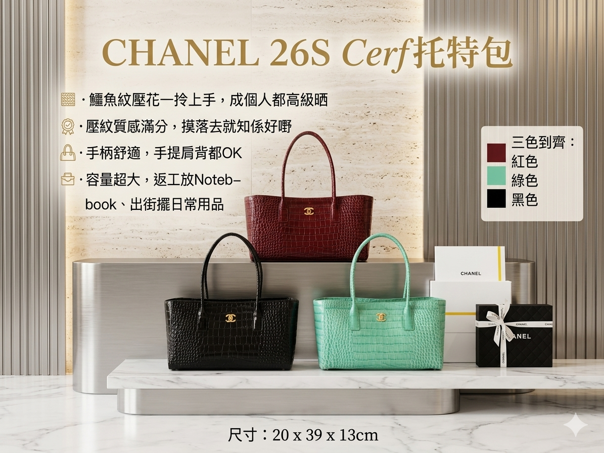 CHANEL 26S Cerf 托特包