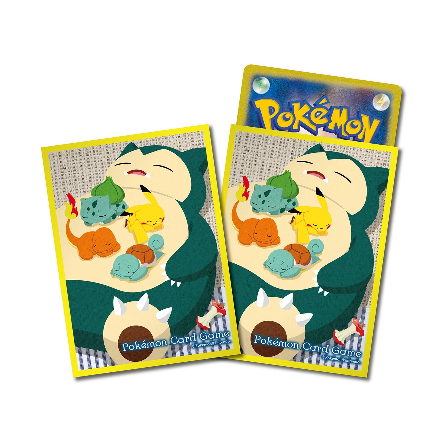 Pokemon Card Game 卡套 卡比獸 (黃色) カビゴン【イエロー】