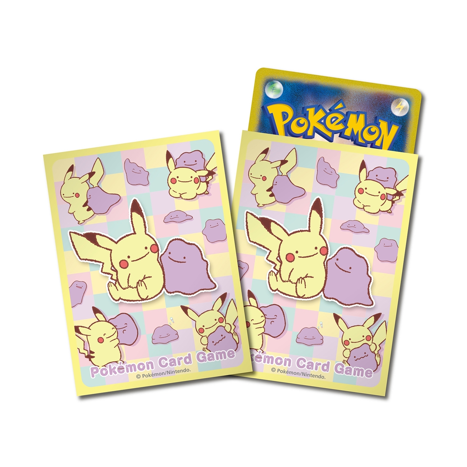Pokemon Card Game 卡套 變身！百變怪 ver.2 (黃色) へんしん！メタモン ver.2【イエロー】