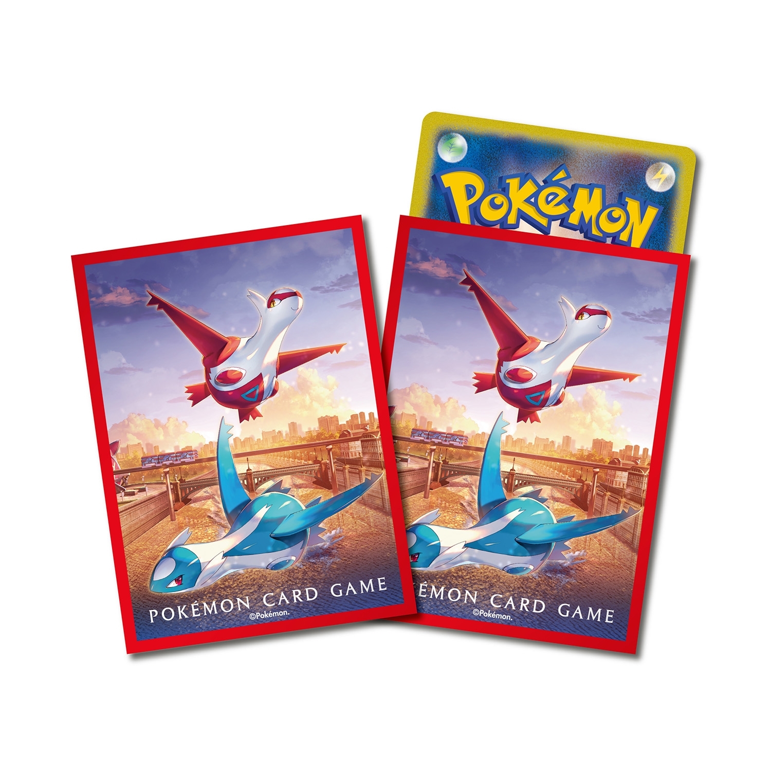 Pokemon Card Game 卡套 拉帝亞斯・拉帝歐斯支援 (紅色) ラティアス・ラティオスアシスト【レッド】