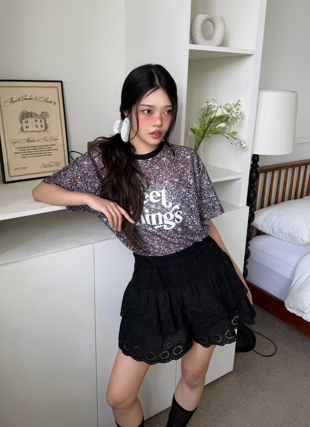 SWEET THINGS花蕾絲上衣