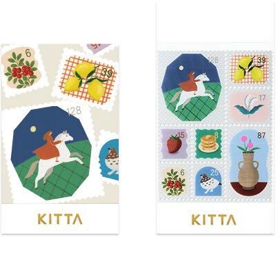 回憶 透明郵票貼紙 KITTA 隨身攜帶和紙膠帶 KITT023｜日本KING JIM