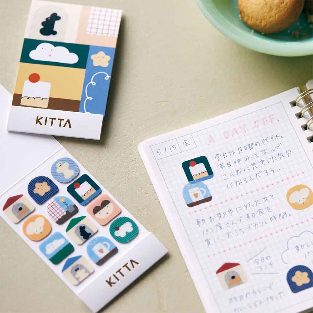 回家 PET透明貼紙 KITTA 隨身攜帶和紙膠帶 KITT028｜日本KING JIM
