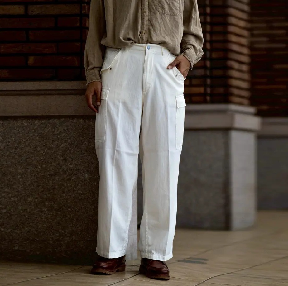 A.PRESSE 2026 VINTAGE US ARMY M-51 FIELD PANTS - WHITE PRE ORDER ITEM (預訂中)