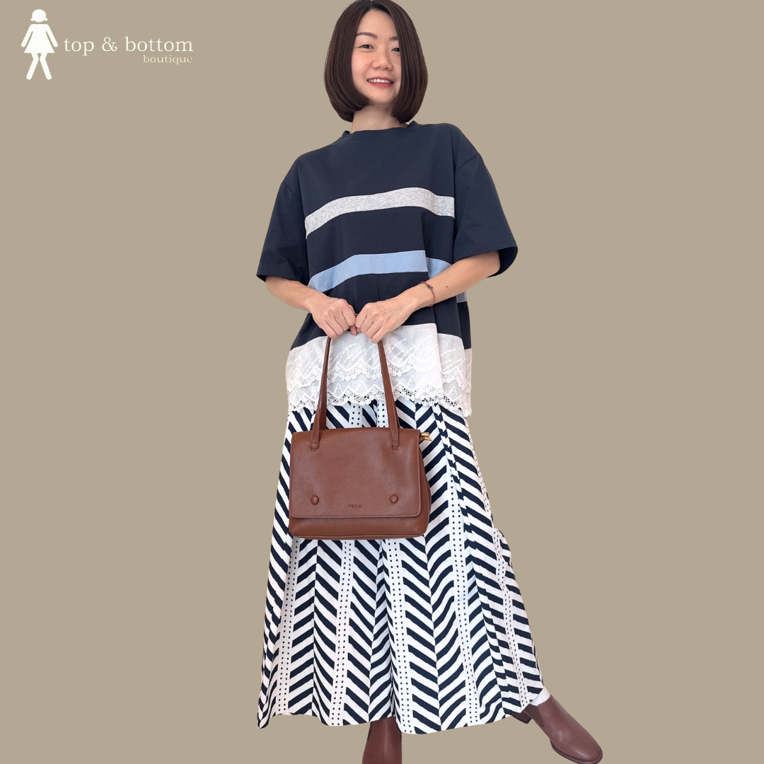 HIGH WAISTED SOLID PRINTED WIDE LEG PANT