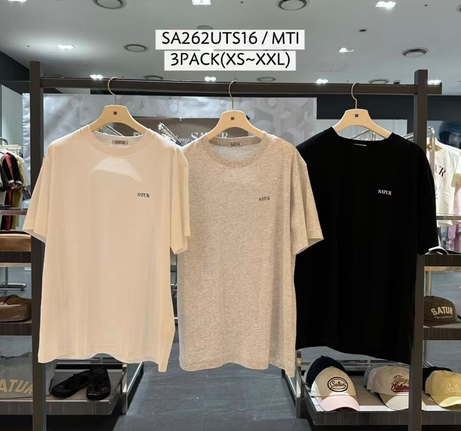 SA02 XS 胸42-53 長23.5 S 胸43-54 長24.5 M 胸44-55 長25.5 L 胸45-56 長26.5 XL 胸46-57 長27.5  XXL 胸47-58 長28.5(一PACK) $229