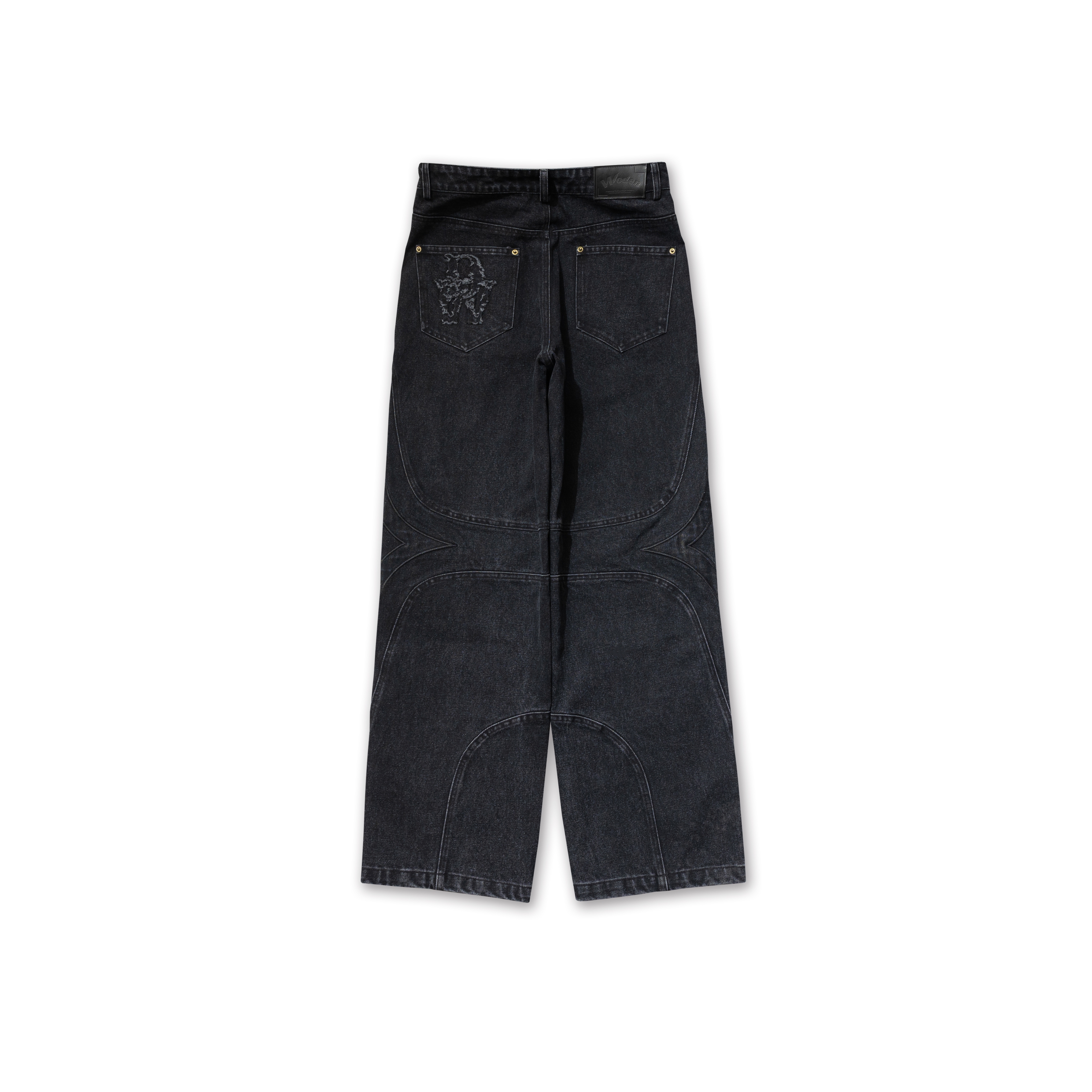 【車庫服飾】 WODEN Secant Patch Jeans