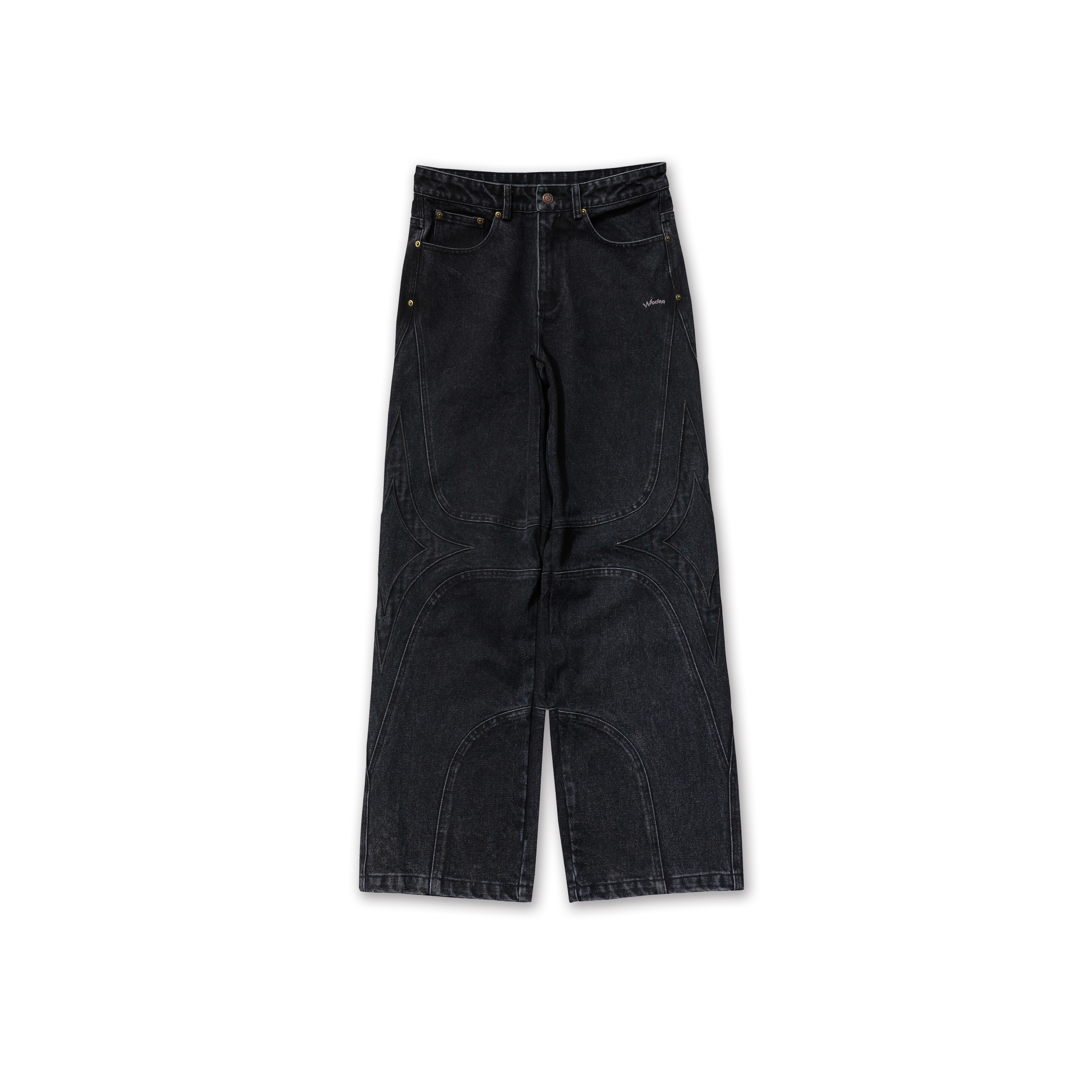 【車庫服飾】 WODEN Secant Patch Jeans