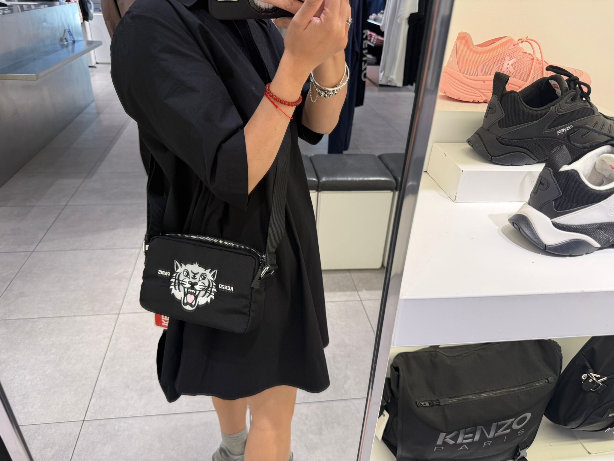 LYS01955 KENZO 老虎頭斜揹袋
