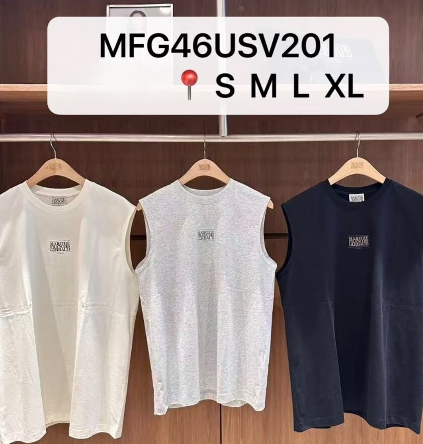 MF12 男女同款  L:胸46-55 長28   $229 [MFG46USV201]