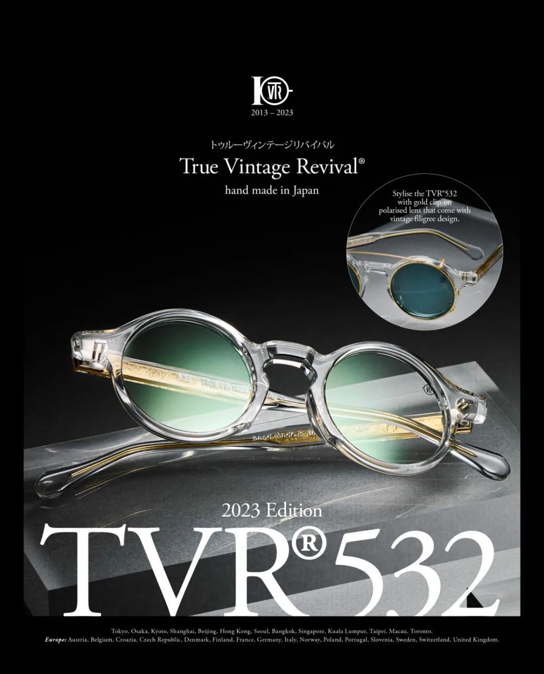 TVR532|藝術家的小圓眼鏡