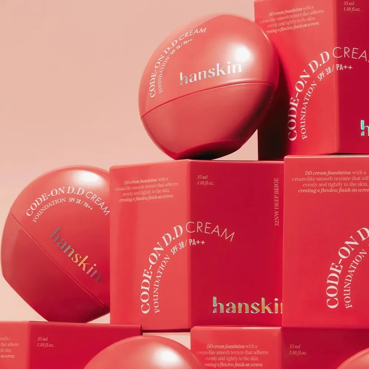 Hanskin Code-On DD 粉底霜 SPF38 PA++ 35ml 23N色