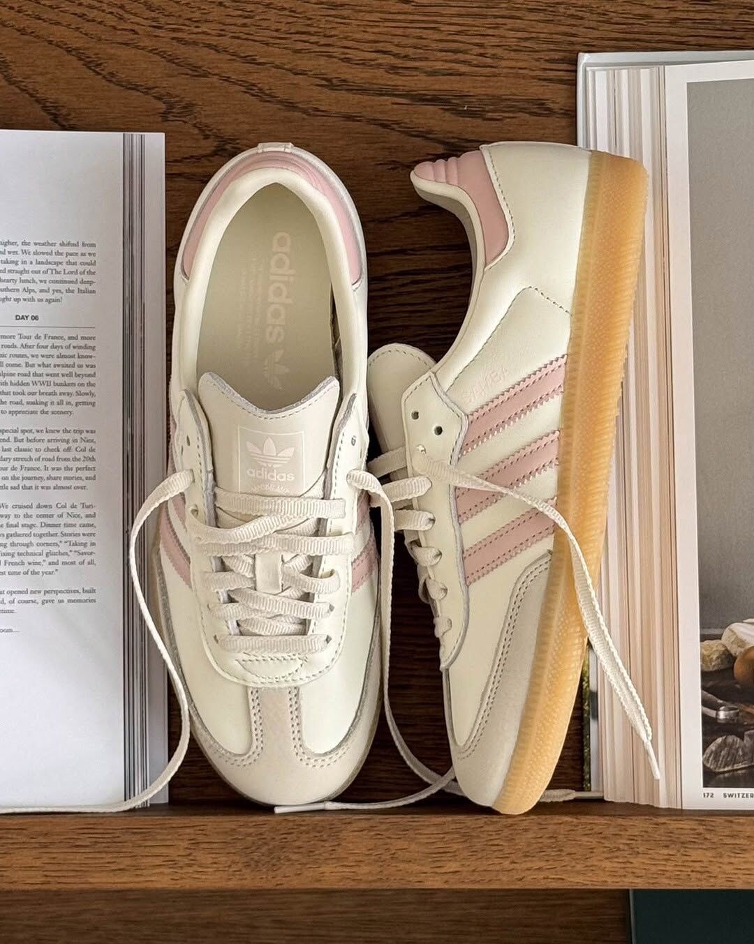 ADIDAS SAMBA OG 櫻花粉 奶油白 米灰 焦糖底 女鞋 IH9059 / 調貨