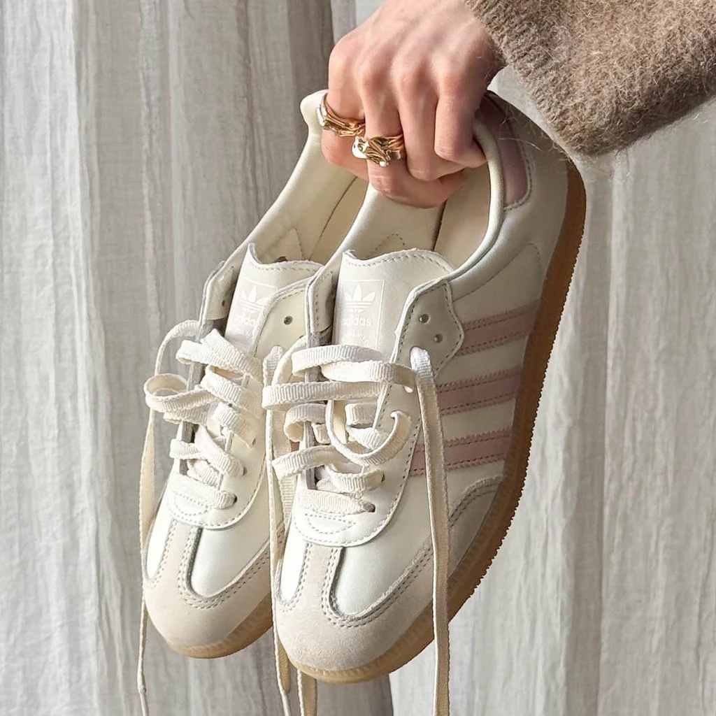 ADIDAS SAMBA OG 櫻花粉 奶油白 米灰 焦糖底 女鞋 IH9059 / 調貨