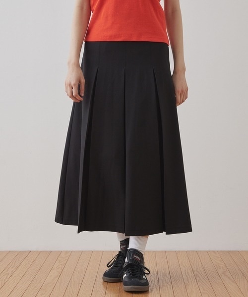 Unblend / Assorted pleated long skirt