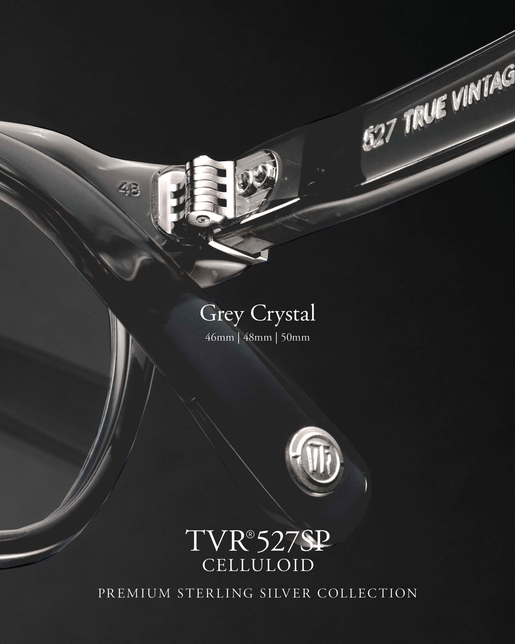 TVR 527SP｜925純銀賽璐珞日本手工眼鏡（韓國限定版）