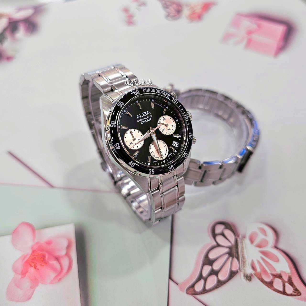 【ALBA 雅柏】皇后甜心-黑桃姊姊 VD53-X417D 35mm 現代鐘錶