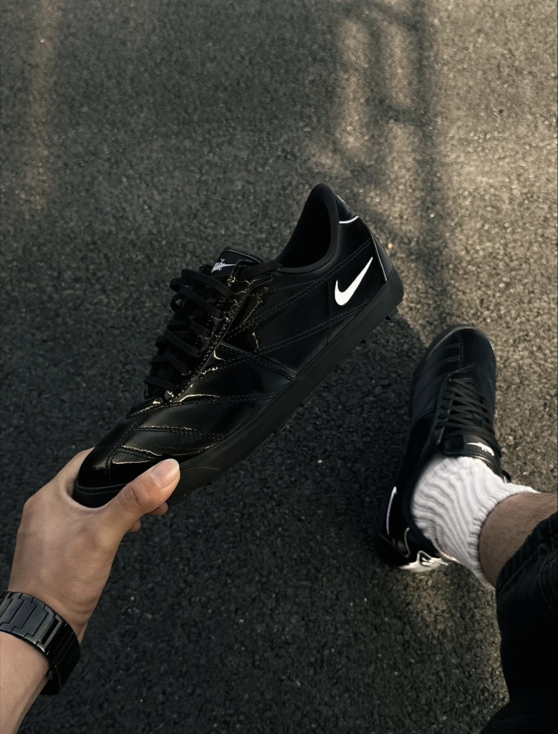 NIKE ASTROGRABBER SE 黑白 鬆餅格紋 復古 休閒鞋 IR5902-010