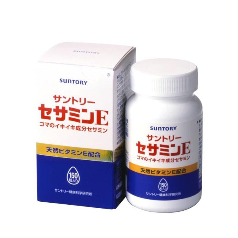 SUNTORY 三得利 芝麻明E 芝麻素x維生素E 150粒 日本境內版 充分睡眠 活力來源｜孕期日常營養