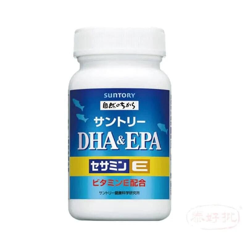 SUNTORY 三得利 魚油 DHA ＆ EPA 芝麻明EX 60日份 240粒｜心腦眼日常健康｜成年人