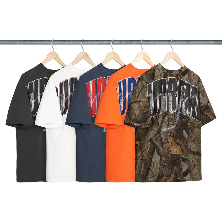 2026SS Supreme Rhinestone Script Short-Sleeve Top 刷舊 水鑽 短T 現貨 SS26KN86