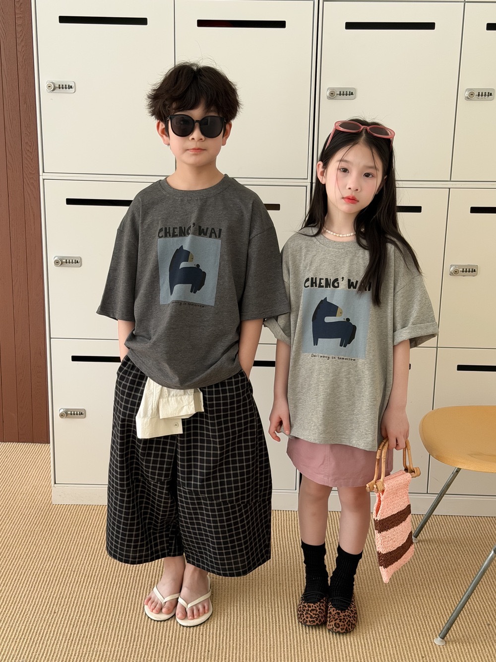 兩色小馬上衣