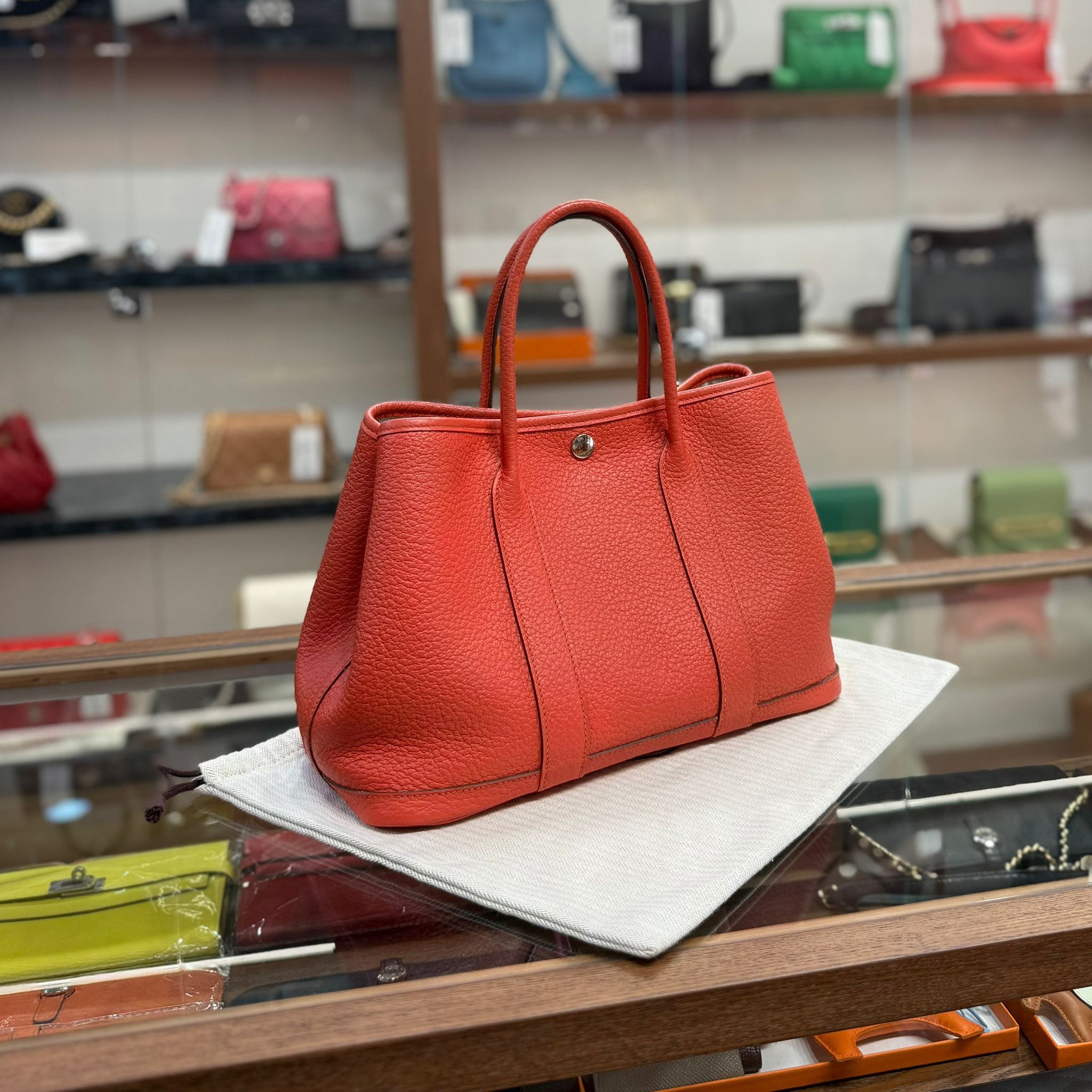 95%New Used Hermes Garden Party 30 Negonda Orang #愛馬仕橙 #GP30