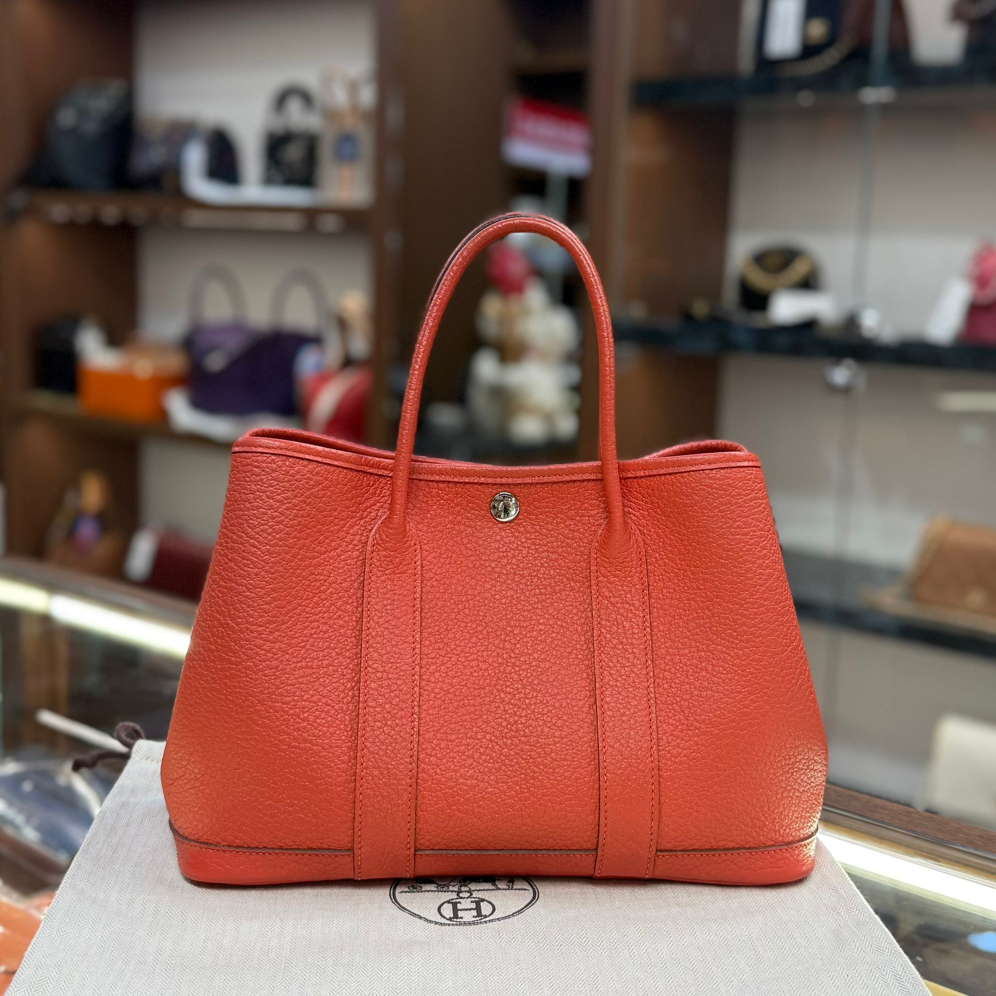 95%New Used Hermes Garden Party 30 Negonda Orang #愛馬仕橙 #GP30