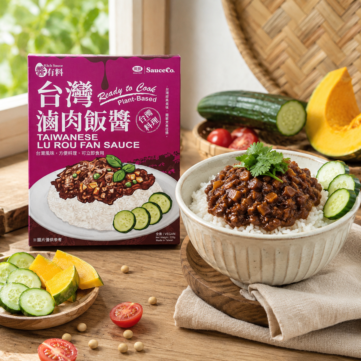 台灣滷肉飯醬200g(純素)