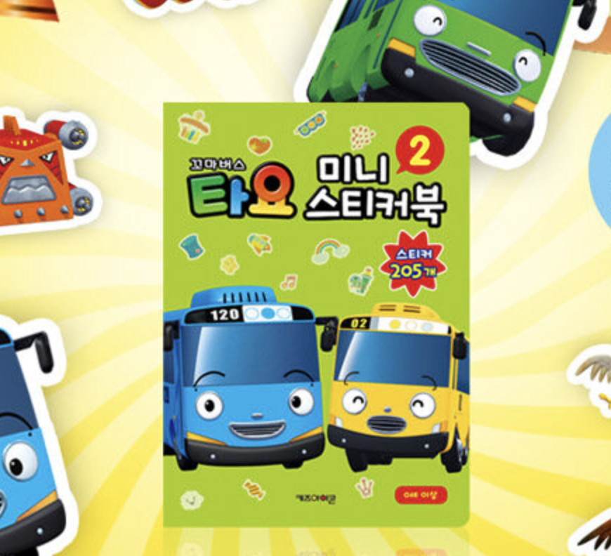 韓國 Tayo 迷你貼紙書
