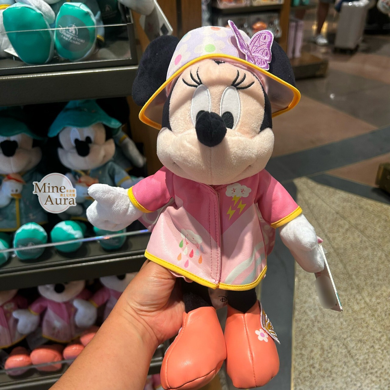 夏日米奇 Mickey 與朋友們 踩水日記系列 米妮 Minnie 娃娃 玩偶 -上海迪士尼樂園