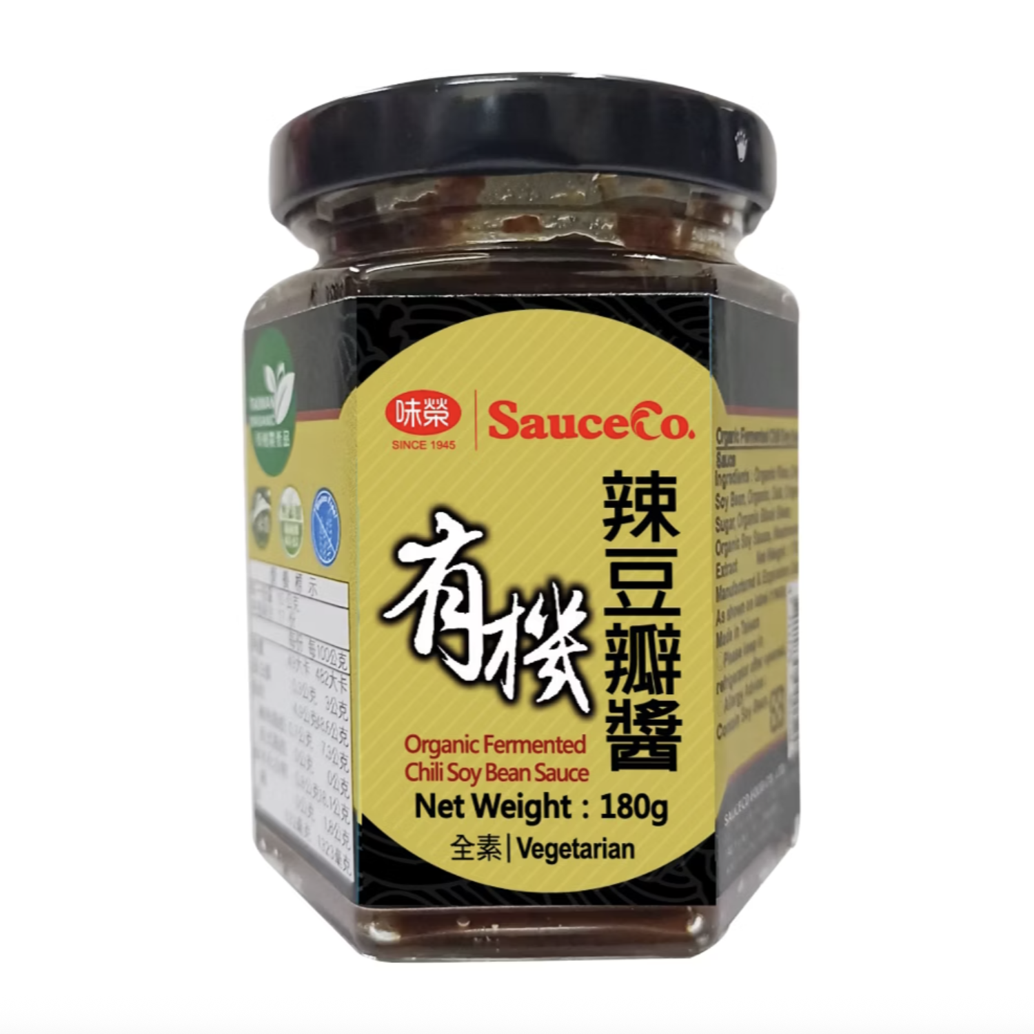 有機辣豆瓣醬180ml(純素)