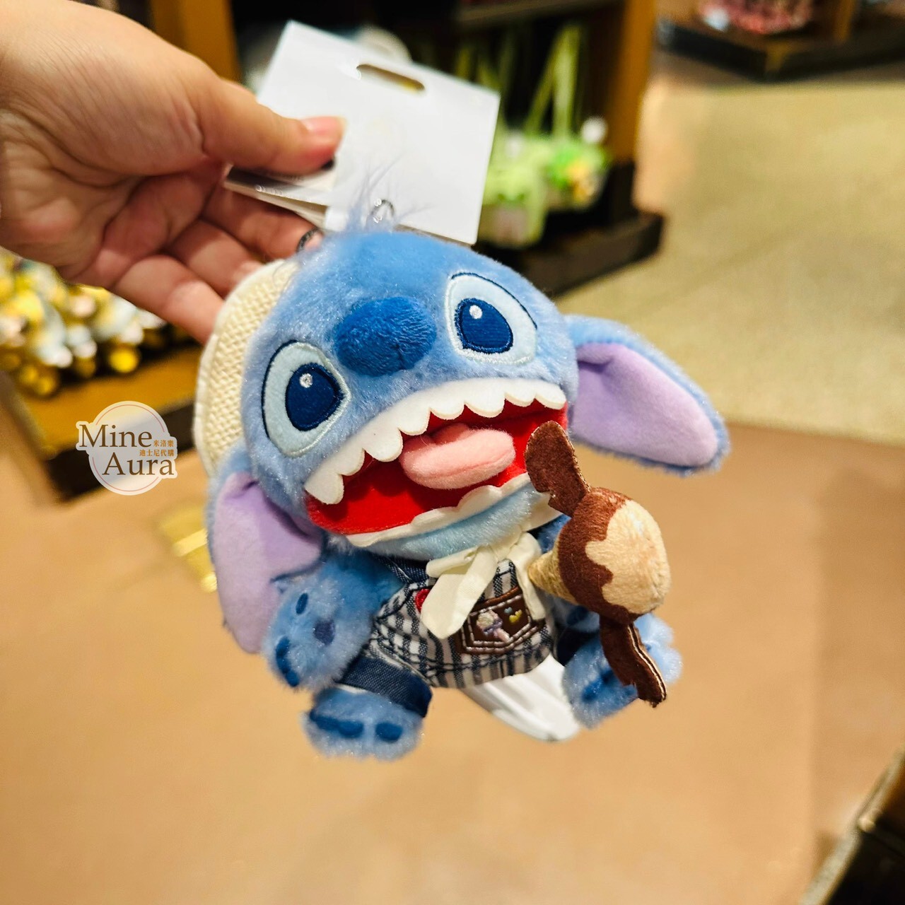 2026 夏日 史迪奇 Stitch 和朋友們系列 史迪奇 Stitch 造型 絨毛 鑰匙圈 吊飾 星際寶貝 Lilo & Stitch -上海迪士尼樂園