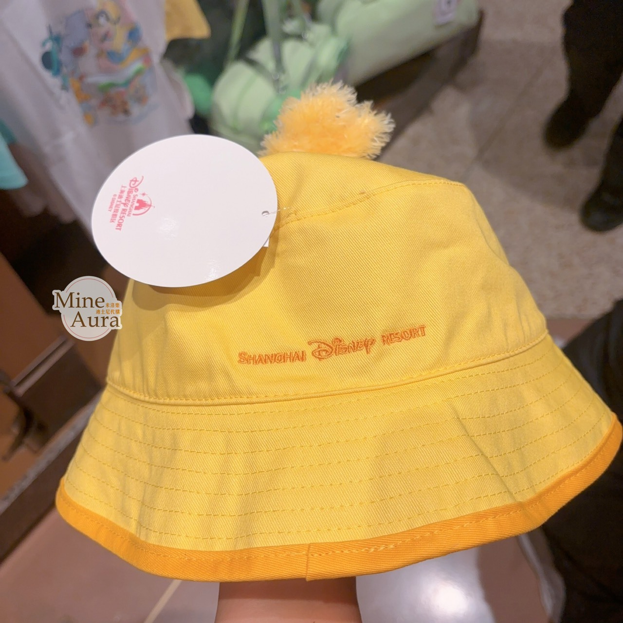 夏日米奇 Mickey 與朋友們 踩水日記系列 高飛狗 Goofy 圖案 立體耳朵造型 漁夫帽 遮陽帽 帽子 -上海迪士尼樂園