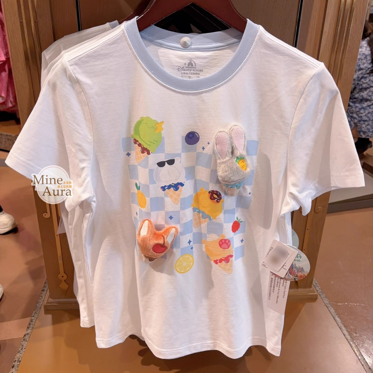 2026 夏日 動物方城市 Zootopia 圖案 上衣 短T -上海迪士尼樂園