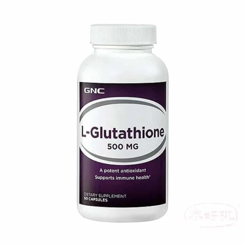GNC L-Glutathione 穀胱甘肽500mg 60’s｜兒童日常營養｜兒童配方營養｜兒童及家長
