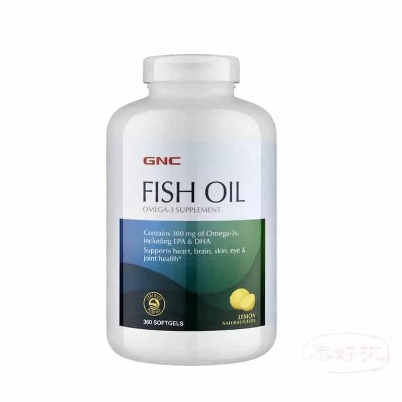 GNC Fish Oil 深海魚油 360 softgels｜心腦眼日常健康｜Omega-3 EPA DHA