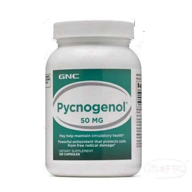 GNC Pycnogenol 法國松樹皮膠囊 120粒｜骨骼健康｜鈣質｜成年人｜日常營養補充｜澳洲保健品