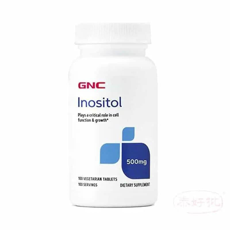 GNC Inositol 肌醇500mg 100’s｜放鬆及肌肉功能｜鎂質｜成年人｜日常營養補充｜澳洲保健品