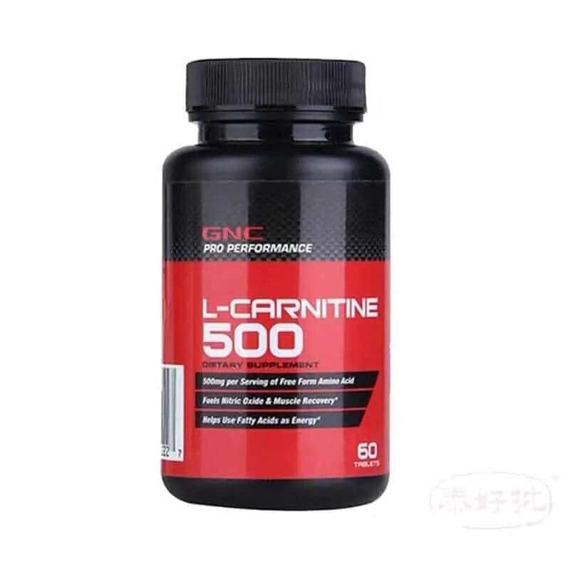 健身燃脂必備 GNC L-Carnitine 左旋肉鹼 60片｜促進脂肪代謝 提升運動表現 加速燃脂