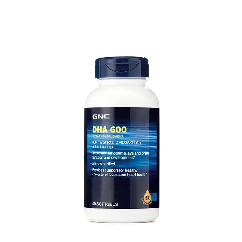 GNC健安喜活力DHA 60粒｜心腦眼日常健康｜Omega-3 EPA DHA｜成年人｜日常營養補充